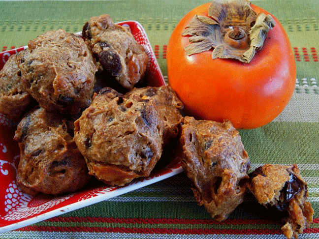 Persimmon Chocolate Chip Cookies