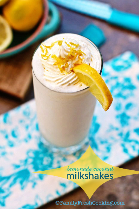 Lemonade Coconut Milkshake