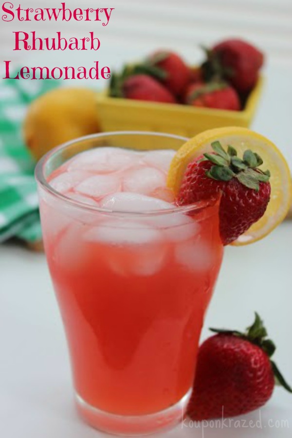 Strawberry Rhubarb Lemonade