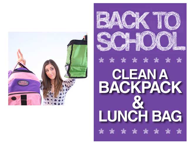How to Clean and Deodorize a Backpack and Lunch Bag