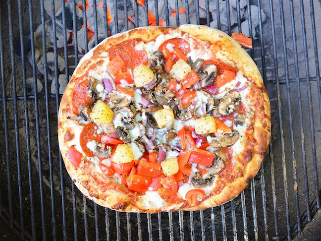 Charcoal Grilled Pizza 