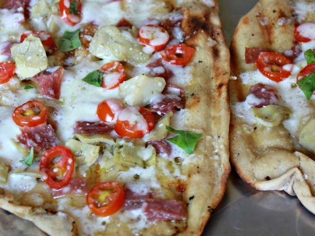 Grilled Antipasti Pizza