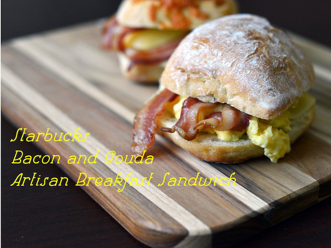 Bacon and Gouda Artisan Sandwich