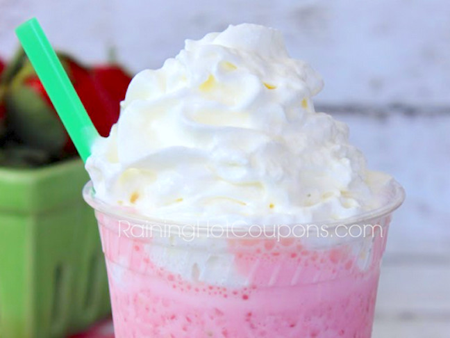 Strawberries and Creme Frappuccino