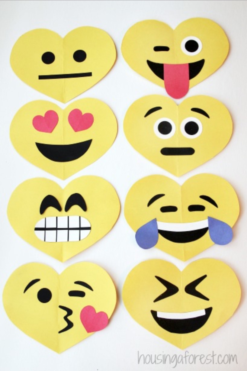DIY Emoji Valentines