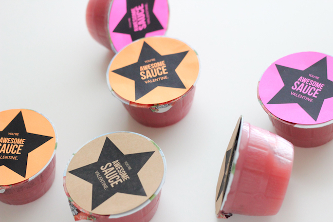 Applesauce Valentines