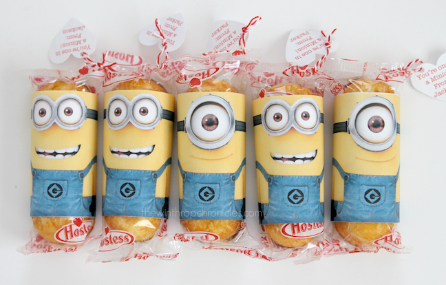 Twinkie Minion Valentines