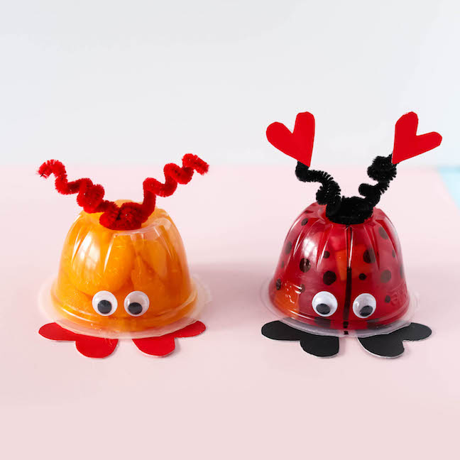 Love Bug Fruit Cup Valentines