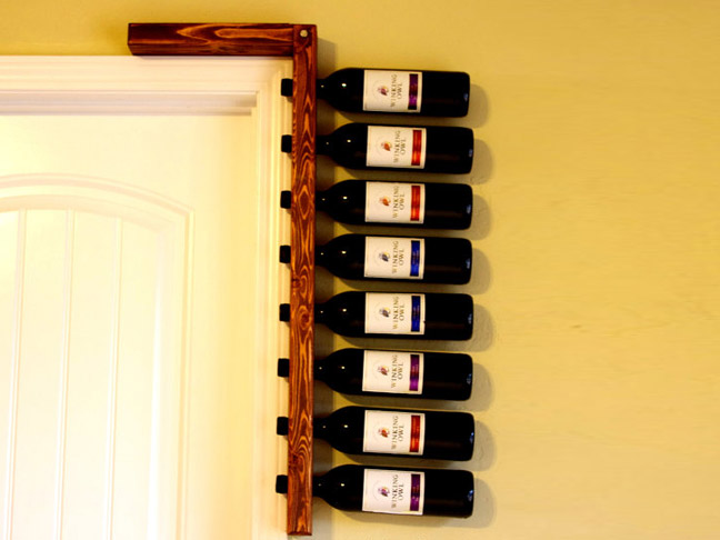 Door Frame Wine Rack