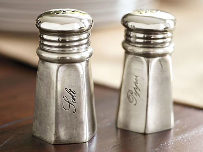 Antique Salt & Pepper Shakers