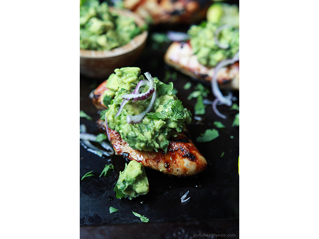 Cilantro Lime Chicken with Avocado Salsa 