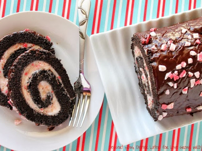 Dark Chocolate Peppermint Roll