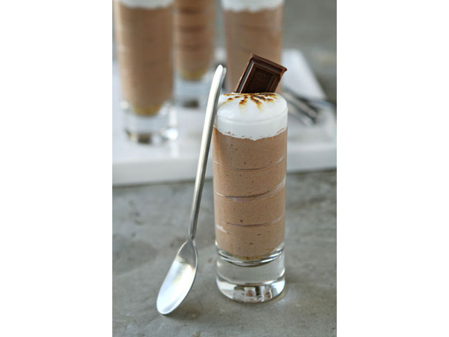 S'mores Pudding Shots