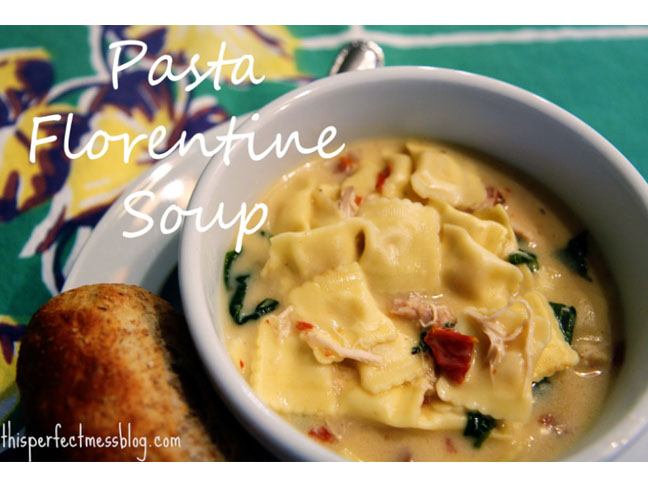 Pasta Florentine Soup