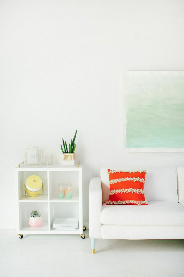 Large Scale DIY Watercolor Wall Art 