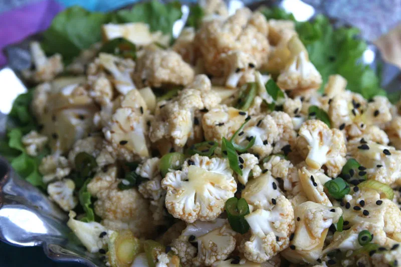 Maple Sesame Cauliflower