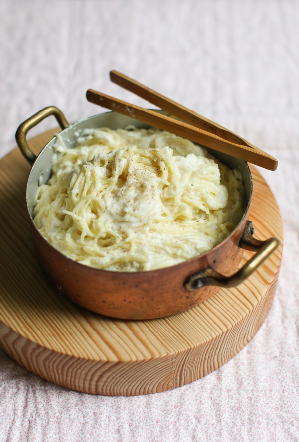 Creamy Cauliflower Capellini