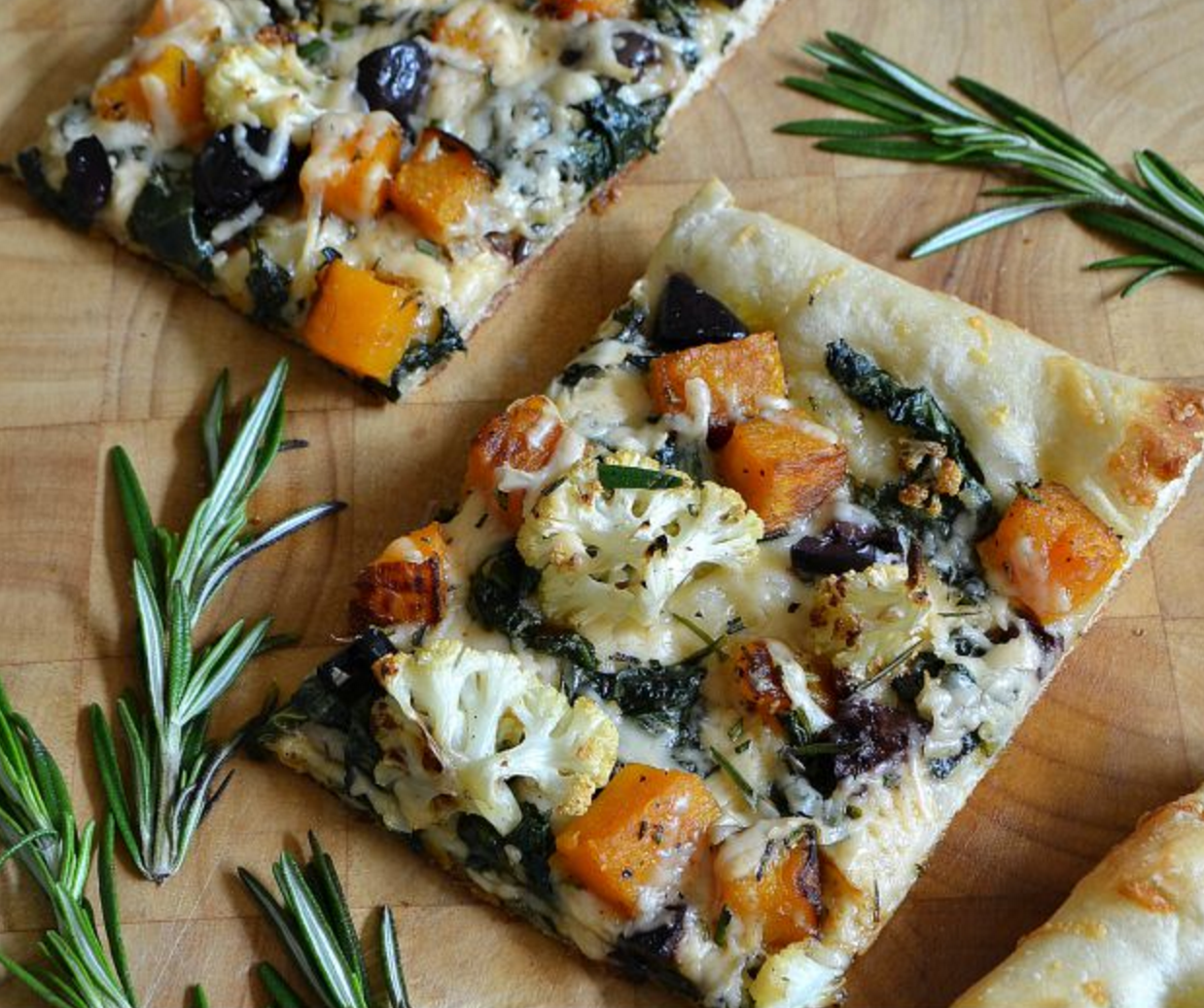 Roasted Vegetable Fall Pizza