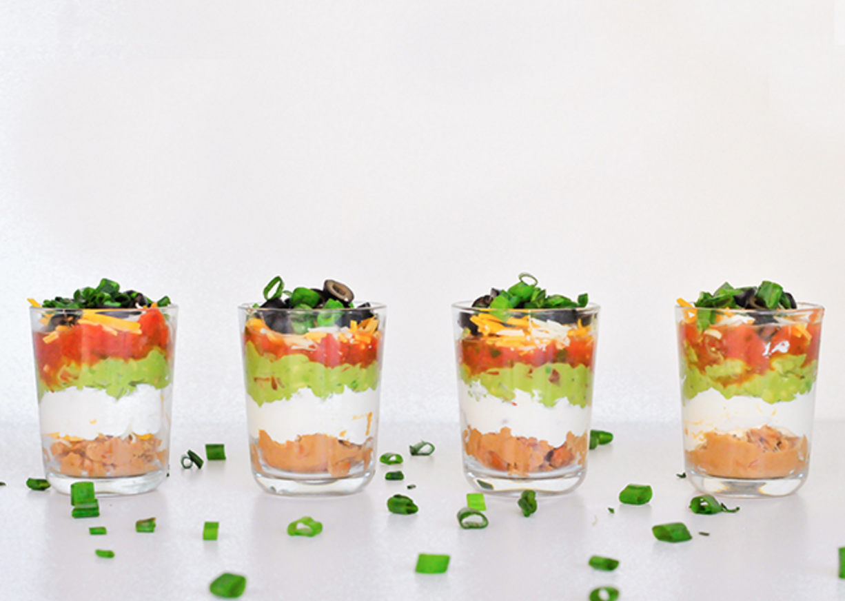 Mini Mexican Layer Dip