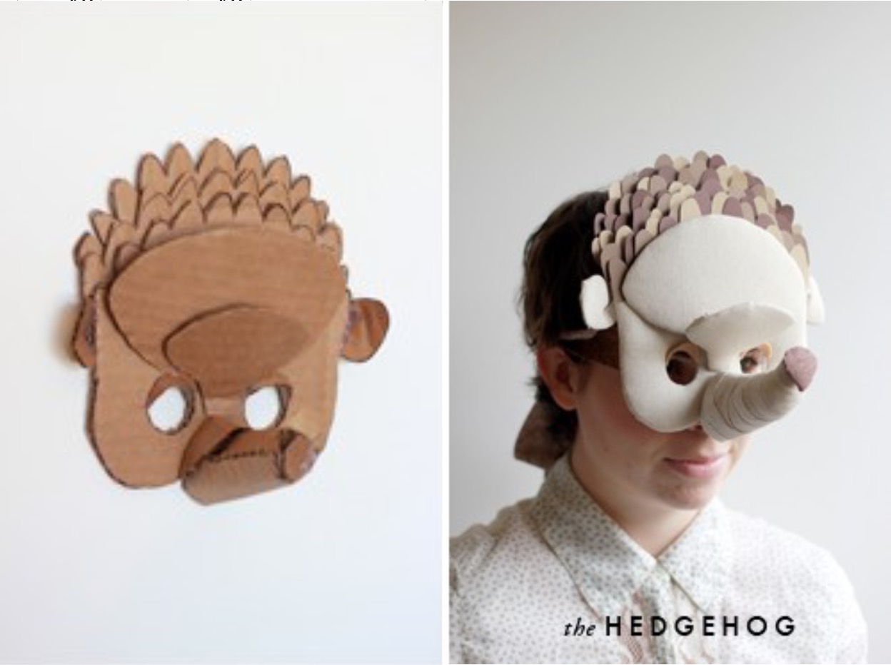 Cardboard Animal Masks