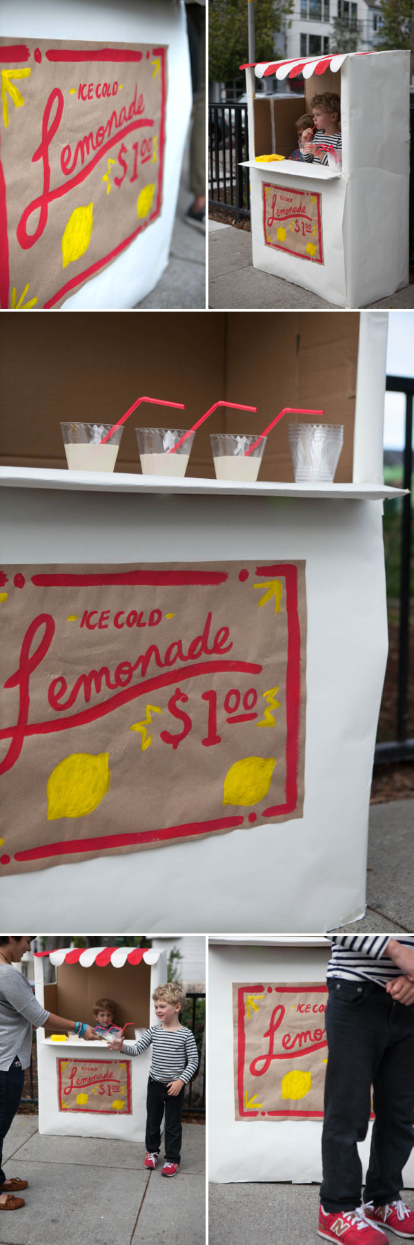 Cardboard Lemonade Stand
