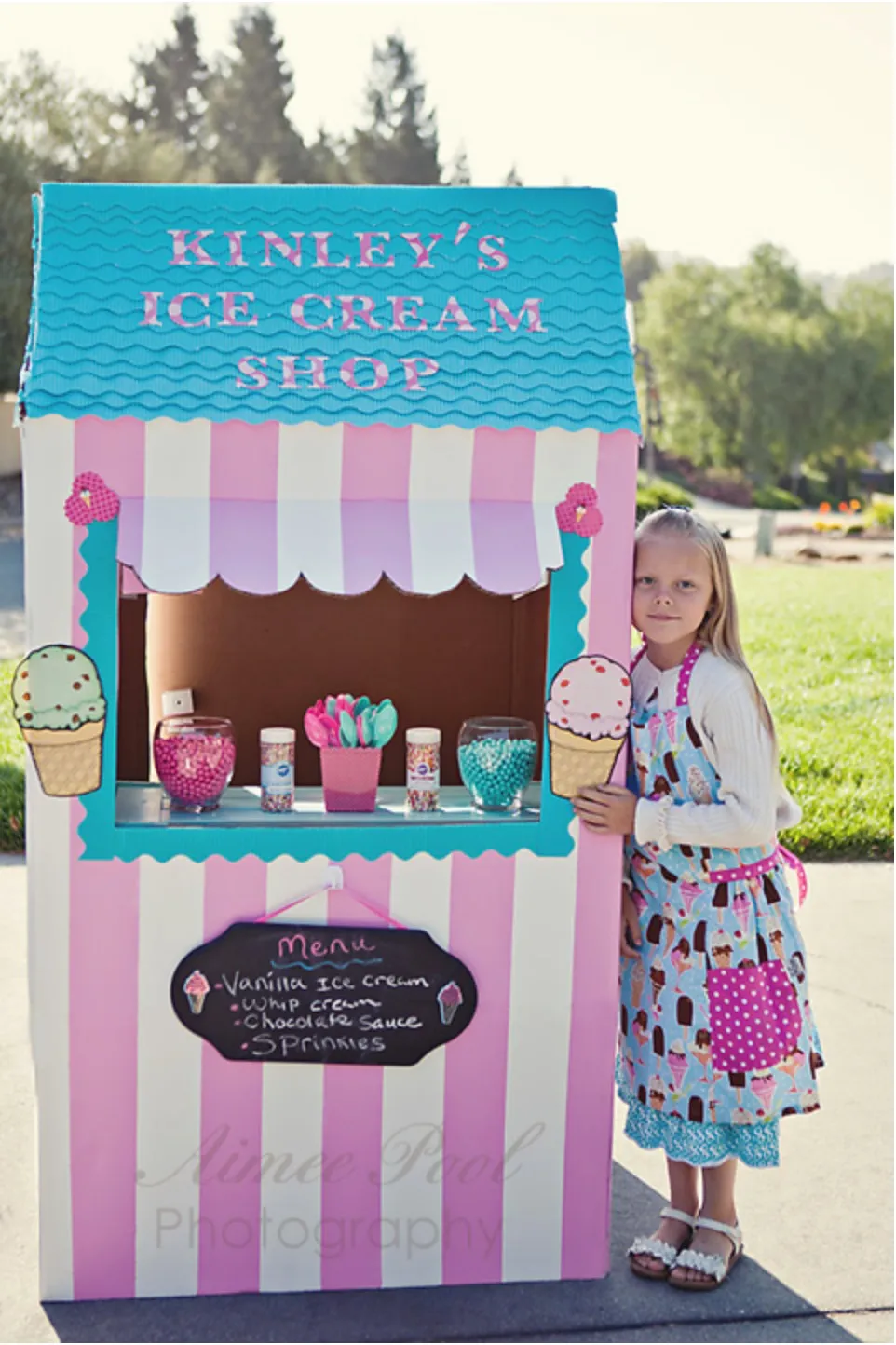 Cardboard Ice Cream Shop