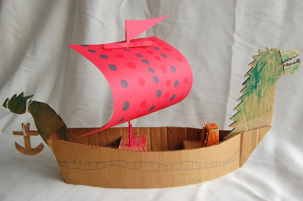 Cardboard Chronicles of Narnia Dawntreader Ship 