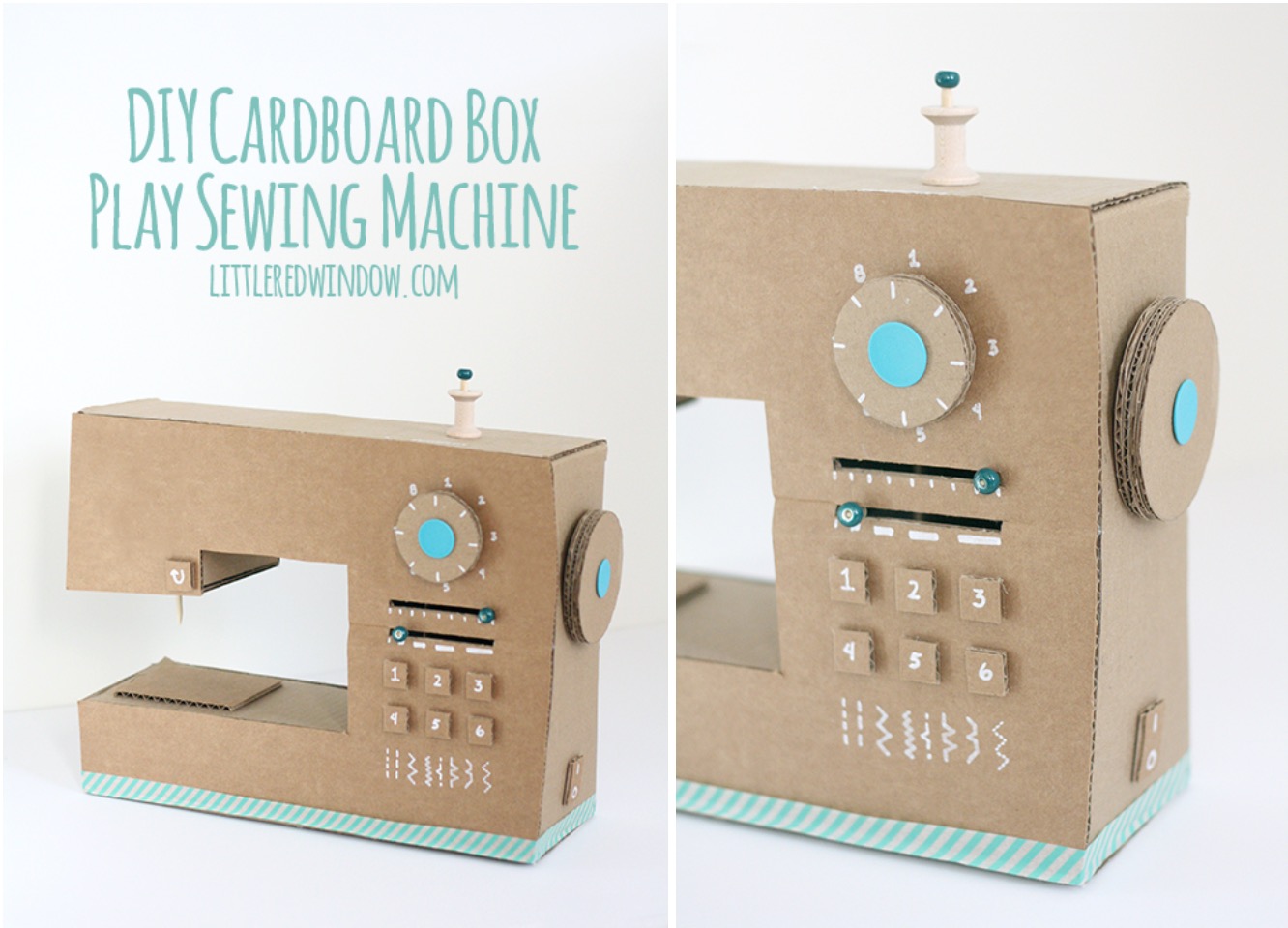Cardboard Sewing Machine