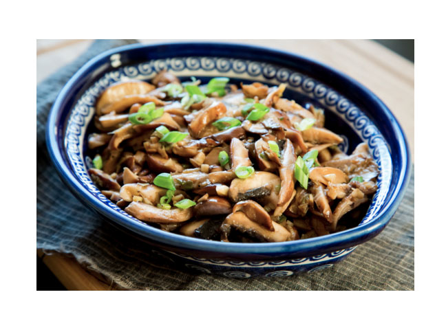 Soy Ginger Mushrooms