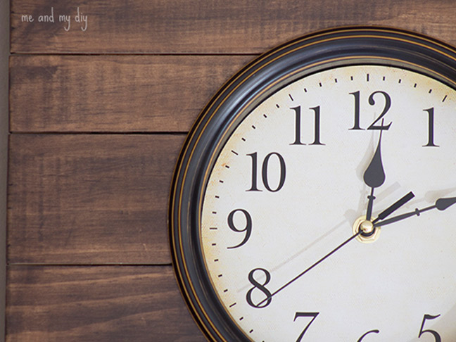 Wood Wall Clock