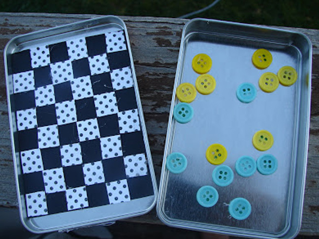 Checkers Tin