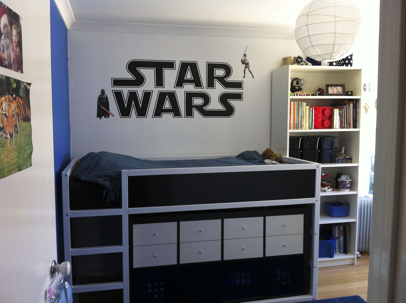 Bins & Bookcase Bunk Bed