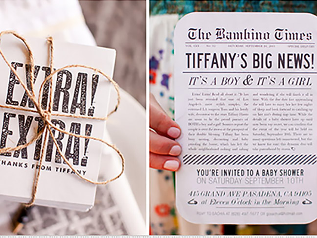 Big News Baby Shower