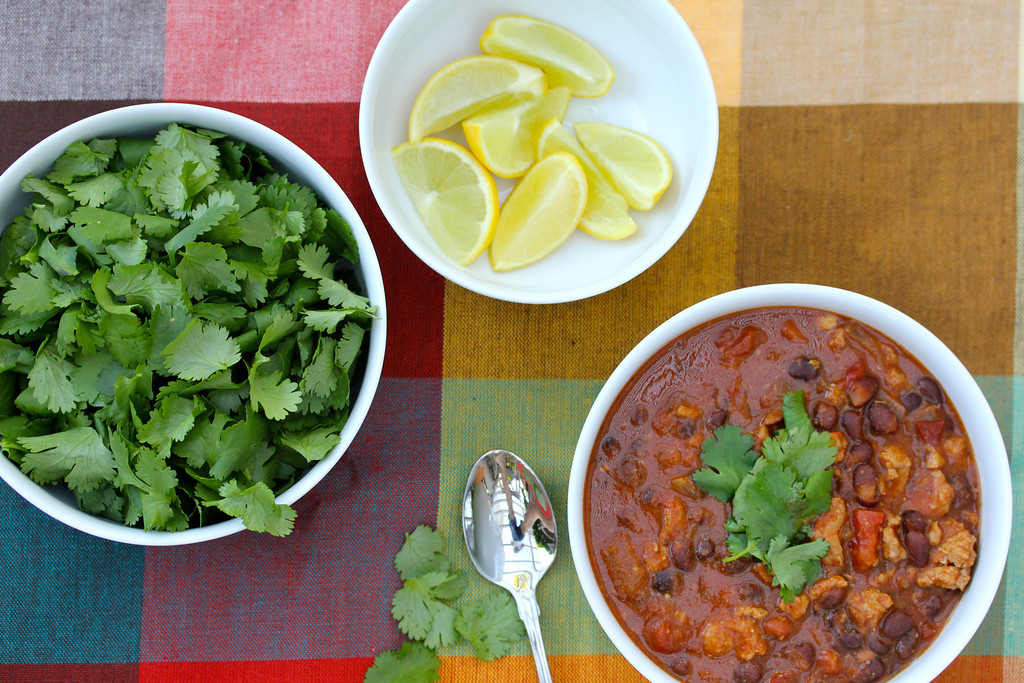 Slow Cooker Turkey Chili 