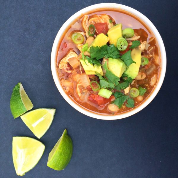 Slow Cooker White Bean Chicken Chili 