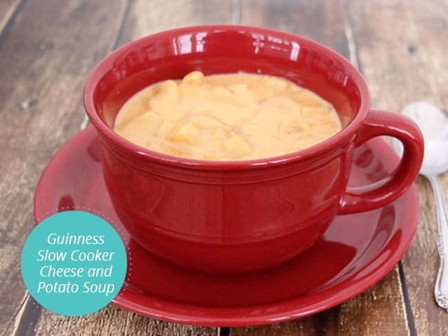 Guinness Slow Cooker Cheese and Potato Soup