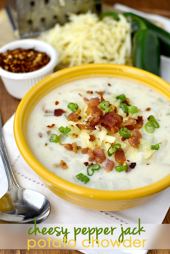 Cheesy Pepper Jack Potato Chowder