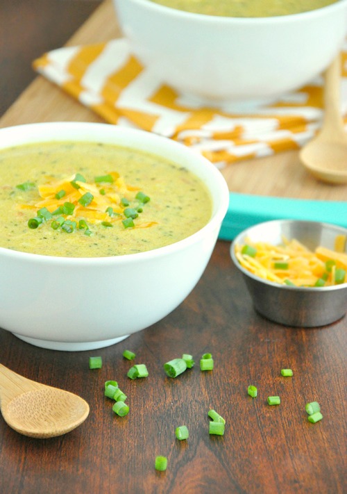Curry Broccoli and Cheese Soup