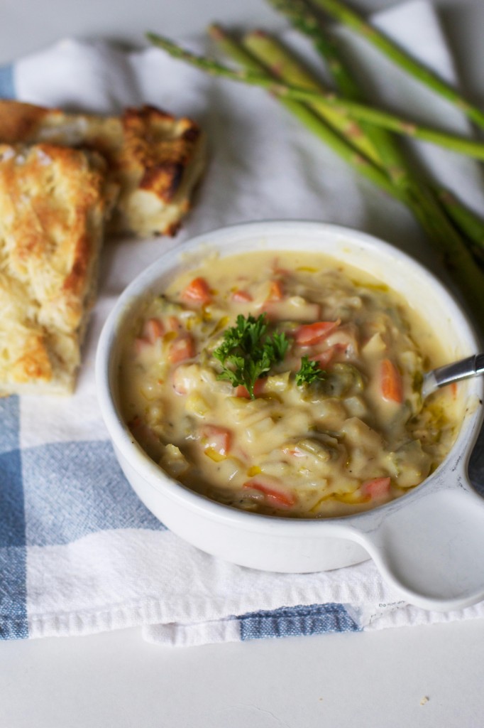 Mama's Cheesy Vegetable Soup