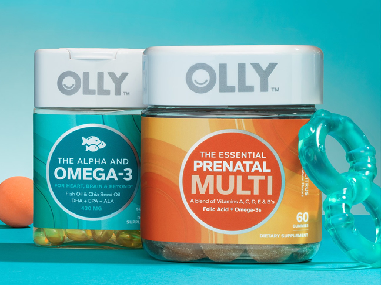Olly Essential Prenatal Multi & Omega-3 Vitamins