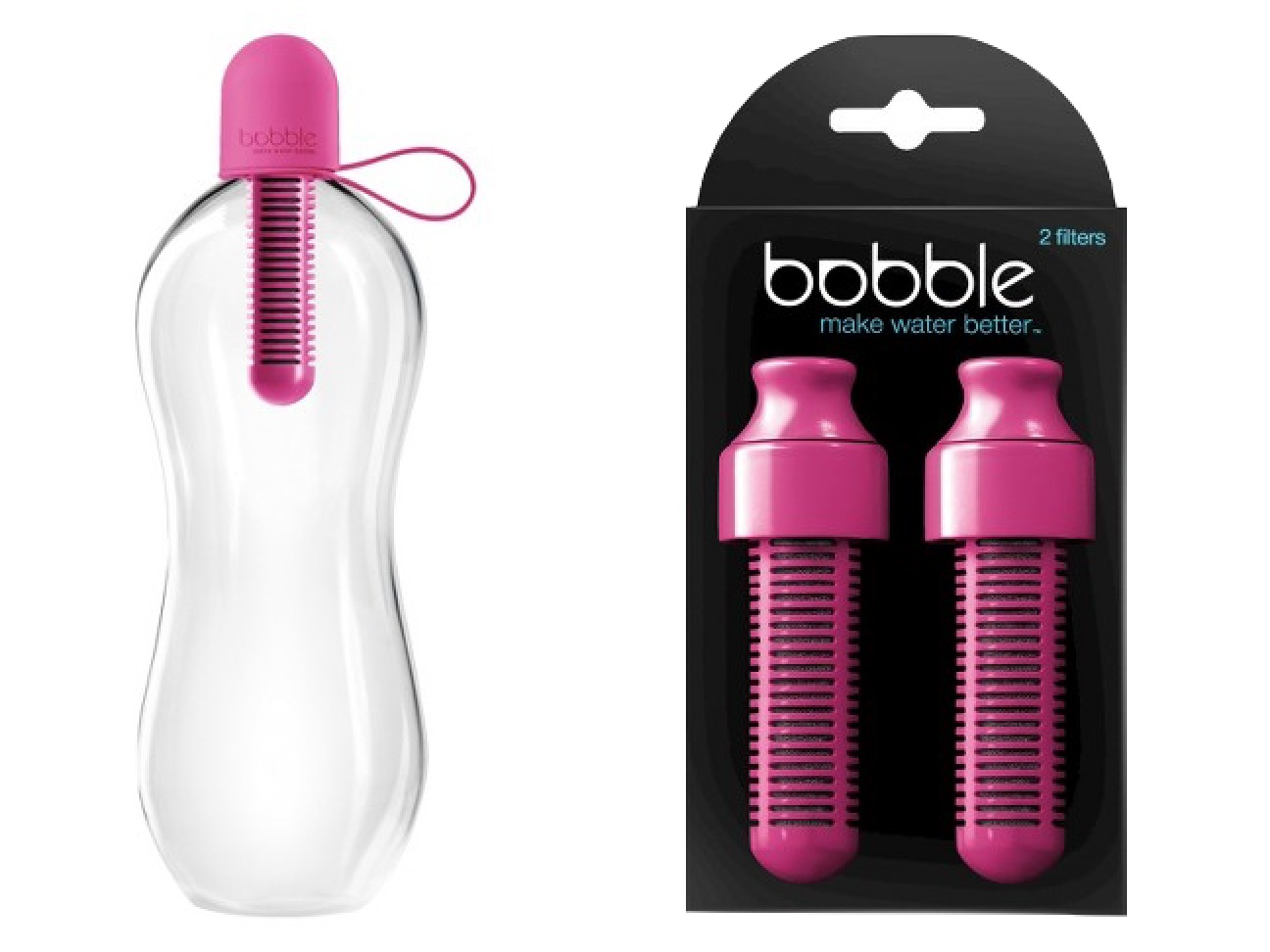 Bobble Bottle and Filters