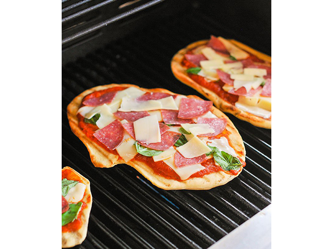 Grilled Margherita Pizza