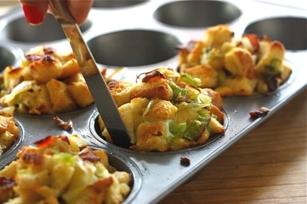 Bake Stuffing in Muffin Tins