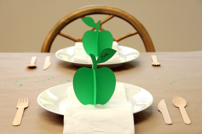 3D Apple Place Card