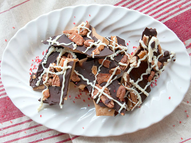 Bacon and Pecan Toffee