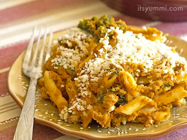 Low-Fat Turkey Pumpkin Pasta