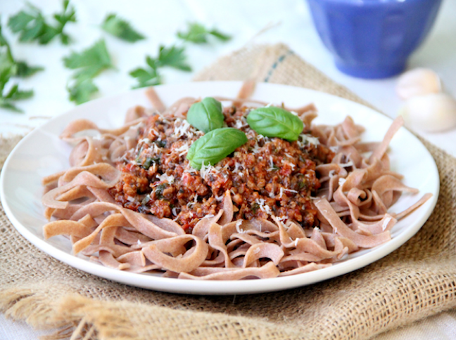 Low-Fat Turkey Bolognese