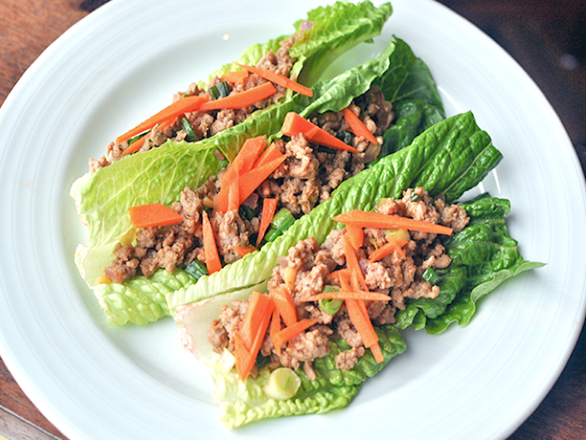 Thai Turkey Lettuce Wraps