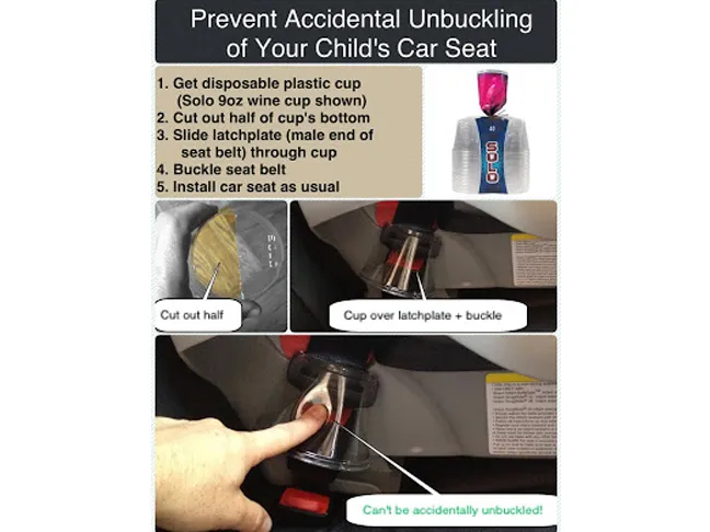 Car Seat Buckle Protector