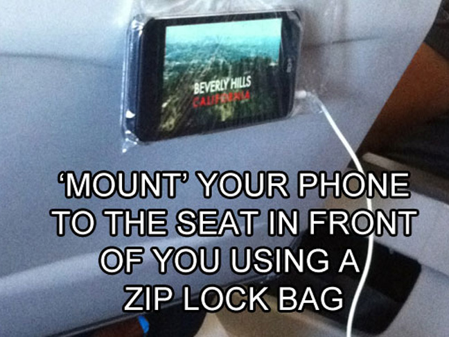 Airplane Seat Back Hanging Screen